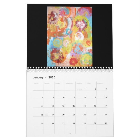 Costantの速度のカレンダー カレンダー (1月 2026)