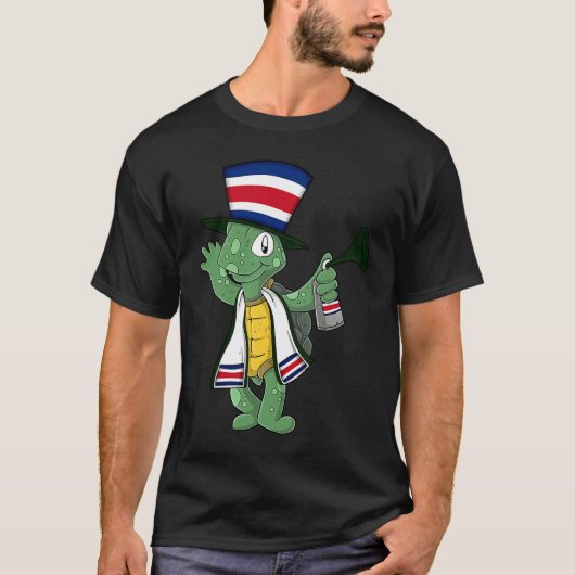 Costarican Fan Turtle Tシャツ (正面)