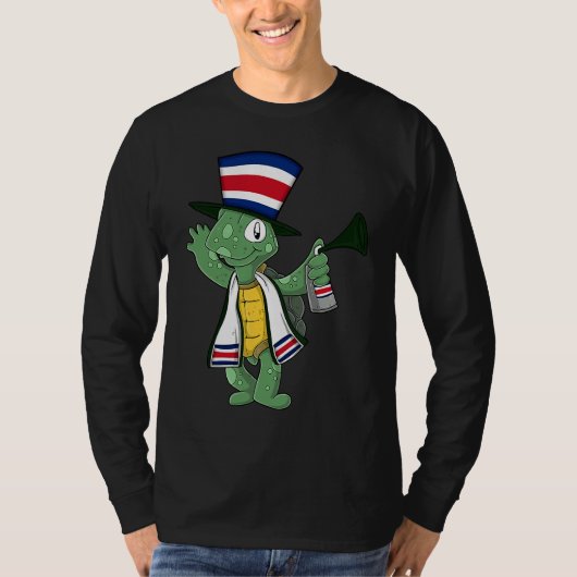 Costarican Fan Turtle Tシャツ (正面)