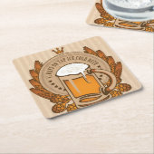 Costers - Mancave Beer Mats スクエアペーパーコースター (アングル)