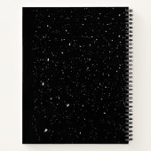 Costomazable白黒の英語伝統的 ノートブック (裏面)