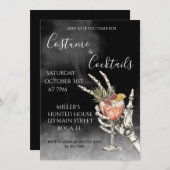 Costume and cocktails Halloween Party  招待状 (正面/裏面)