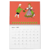 Costume traditionnel de Franche-Comté カレンダー (3月 2027)