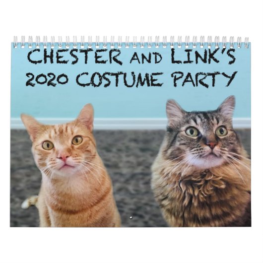 Costumed Catsカレンダー2020 カレンダー (カバー)