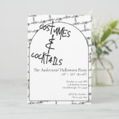 Costumes and Cocktails Halloween Party 招待状 (スタンド正面)
