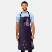 Costumes des vignerons de Bourgogne, France エプロン (着用した状態)