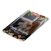 Costumizeフォトスクリプパーソナライズされたト誕生日 マグネット (左側)