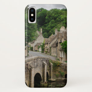 Costwoldsの町の城のCombeのiPhoneの場合 iPhone X ケース