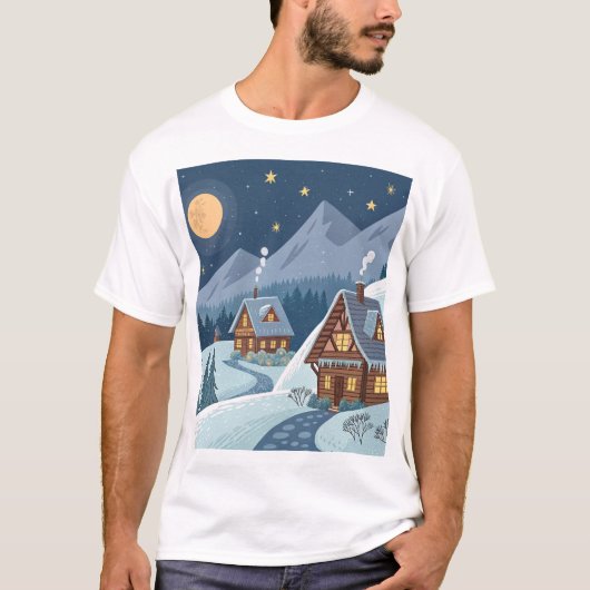Cosy Alpine Towns Tシャツ (正面)