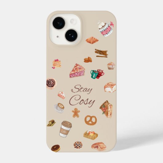 cosy and cute Autumn phone case iPhoneケース (裏面)
