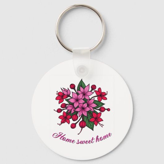 Cosy bright floral  キーホルダー (裏面)