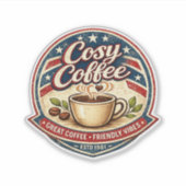 Cosy Coffee シール (正面)