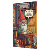 Cosy gnome doing his gnomework クリップボード (左)