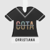 COTA職業パーソナライズされたセラピー助手 オーナメント (正面)