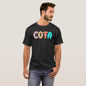 Cota認定セラピー助手 Tシャツ (正面フル)