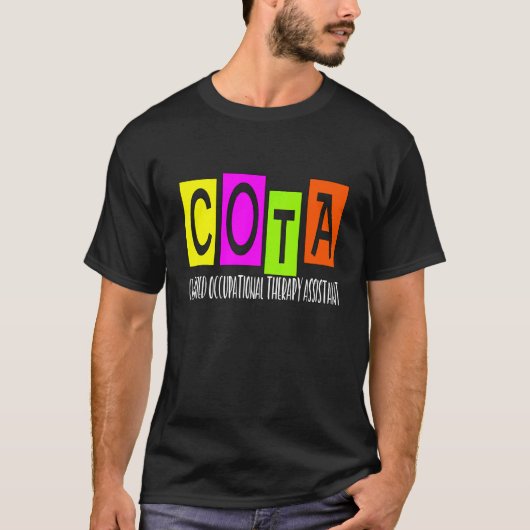 Cota認定職業セラピーアシスタントO Tシャツ (正面)
