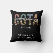 COTA認定職業セラピー助手 クッション (裏面)