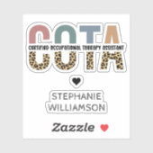 COTA認定職業セラピー助手 シール (シート)