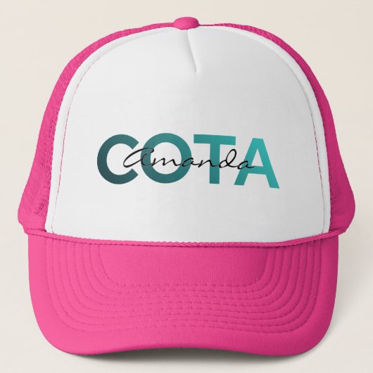 COTA オリジナルネーム キャップ (正面)