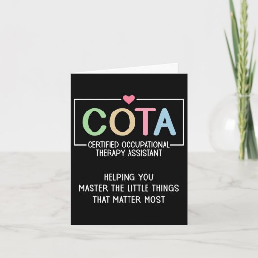 Cota Annovation認定職業セラピーI カード (正面)