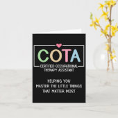 Cota Annovation認定職業セラピーI カード (黄色い花)