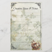 Cotagecoreソフトイエローバインダージャーナルプロンプトページ (裏面)