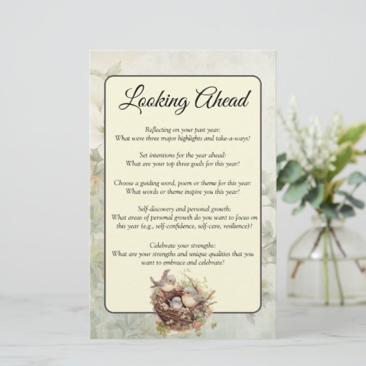 Cotagecoreソフトイエローバインダージャーナルプロンプトページ (スタンド正面)