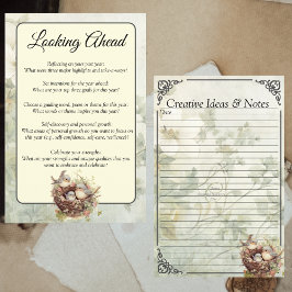 Cotagecoreソフトイエローバインダージャーナルプロンプトページ