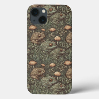 Cotagecore FrogとキノコiPhone / iPadケース iPhone 13ケース