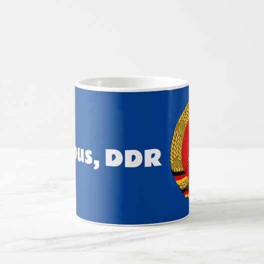 Cotbus, East Germany (DDR, GDR) Ossi コーヒーマグカップ (中央)