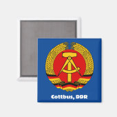 Cotbus, East Germany (DDR, GDR) Ossi マグネット (正面/裏面)