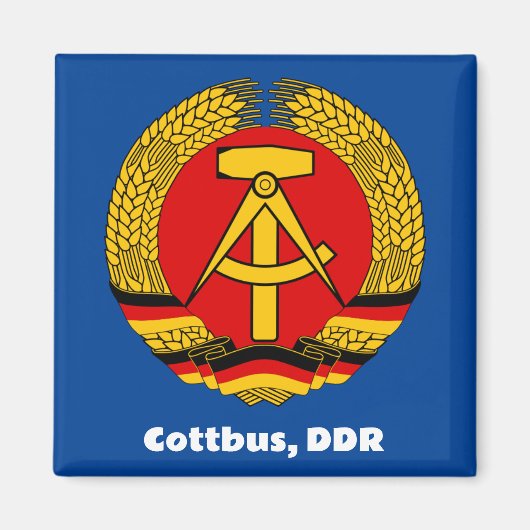 Cotbus, East Germany (DDR, GDR) Ossi マグネット (正面)