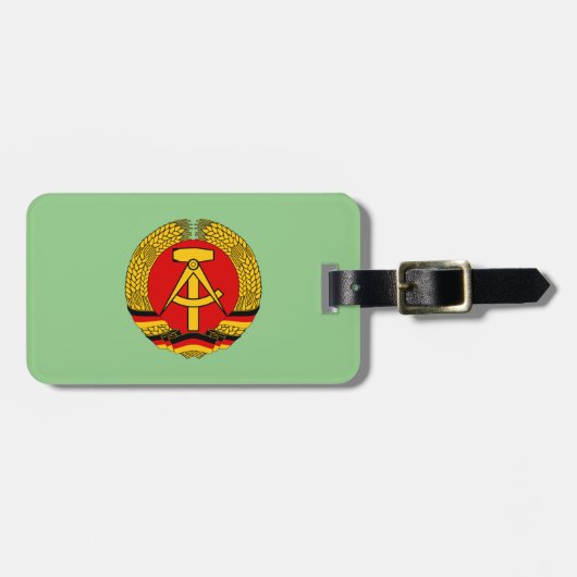 Cotbus, East Germany (DDR, GDR) Ossi ラゲッジタグ (正面横)