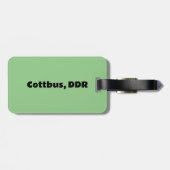 Cotbus, East Germany (DDR, GDR) Ossi ラゲッジタグ (裏面横)