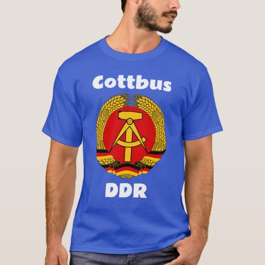 Cotbus, East Germany (DDR, GDR) Ossi Tシャツ (正面)
