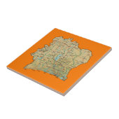 Coteのd'Ivoireの地図のタイル タイル (側面)