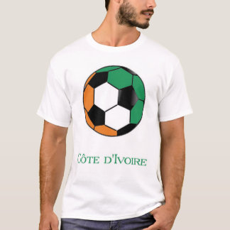 Cote D IvoireのワールドカップのサッカーのTシャツ Tシャツ
