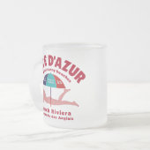 Cote d'Azurのマグ フロストグラスマグカップ (正面左)