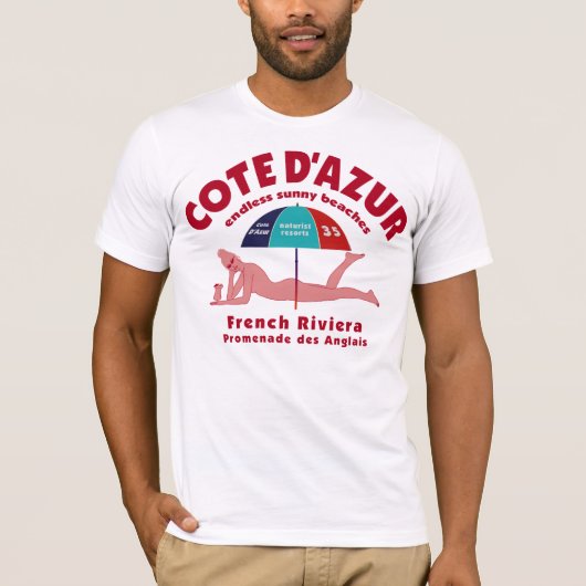 Cote d'AzurのTシャツ Tシャツ (正面)