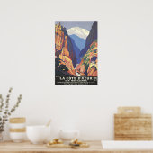 Côte d'Azur Art France Travel Poster French Rivier ポスター (キッチン)