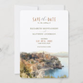 Cote d'Azur Provence Alpes日付カードを保存 招待状 (正面)