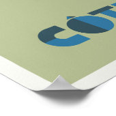 Cote D'azure France Vitage Poster ポスター (角)