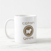 Coton de Tulear コーヒーマグカップ (左)