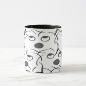 Coton de Tulear Cartoonのマグ マグカップ (中央)