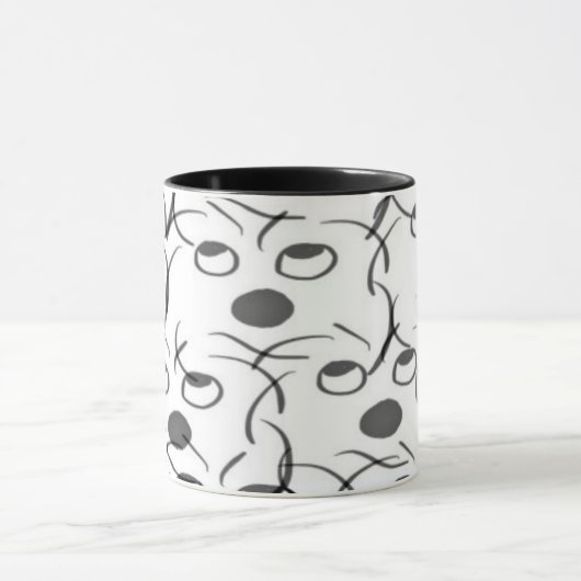 Coton de Tulear Cartoonのマグ マグカップ (中央)