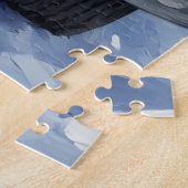 Coton de Tulear Christmas Red Truck Holiday ジグソーパズル (側面)