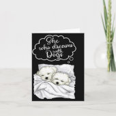 Coton De Tulear Dog Nightgown Pajama  カード (正面)