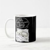 Coton De Tulear Dog Nightgown Pajama  コーヒーマグカップ (左)