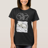 Coton De Tulear Dog Nightgown Pajama  Tシャツ (正面)