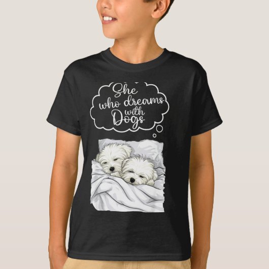 Coton De Tulear Dog Nightgown Pajama  Tシャツ (正面)